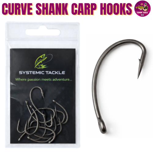 Curve shank carp hooks fishing - shank,