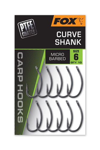 Fox curve shank - barbed,