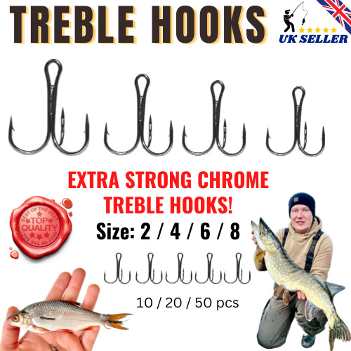 Pike treble hooks fishing - pike,