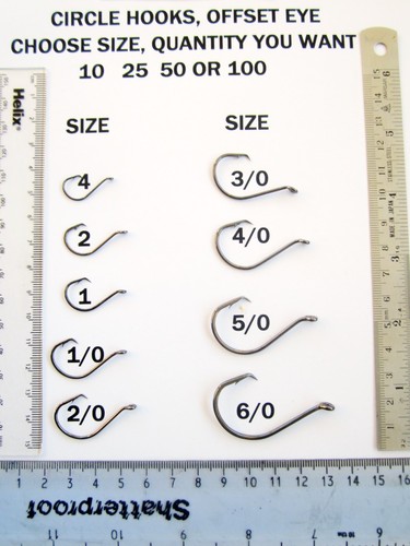 Circle fishing hooks - circle,
