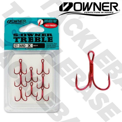 Owner st36rd treble hooks - owner,