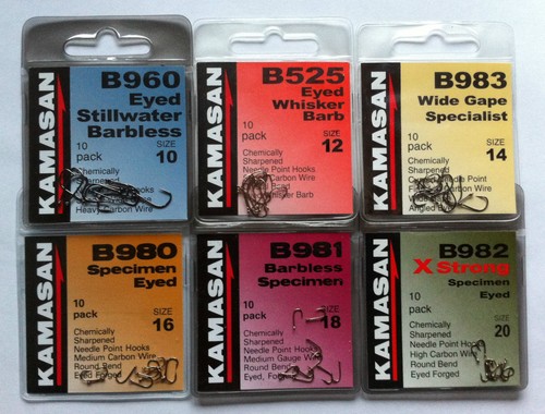Kamasan specialist eyed hooks - eyed,