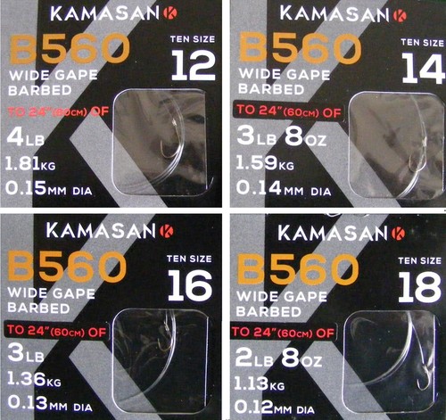 Kamasan b560 spade end - kamasan, barbed