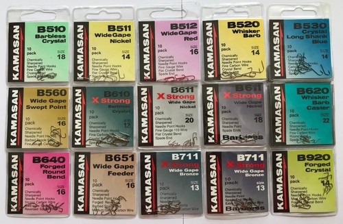 Kamasan hooks b510 511 - hooks,
