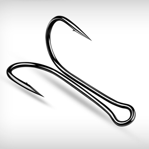 50pc double fishing hooks - fishing,
