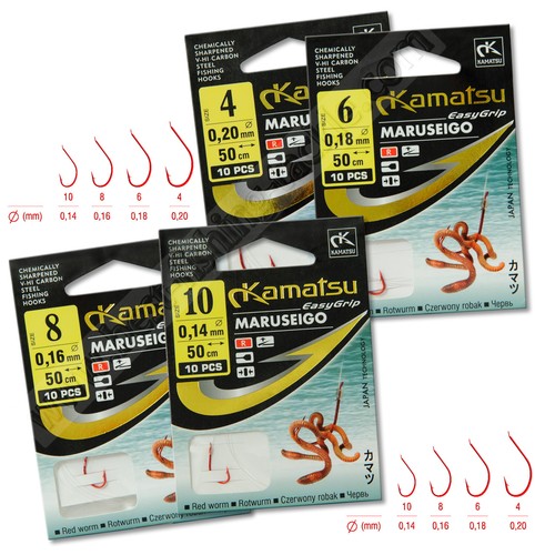 Ready tied hooks - hooks, nylon