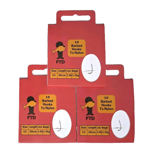 Three packs 10 barbed - three(3),