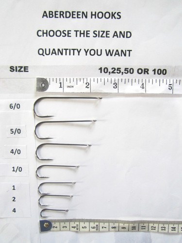 Aberdeen fishing hooks various - fishing,