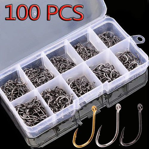 Fishing hooks set - set, 100pc