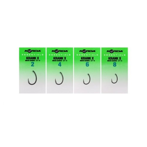 Korda essentials krank hooks - essentials,